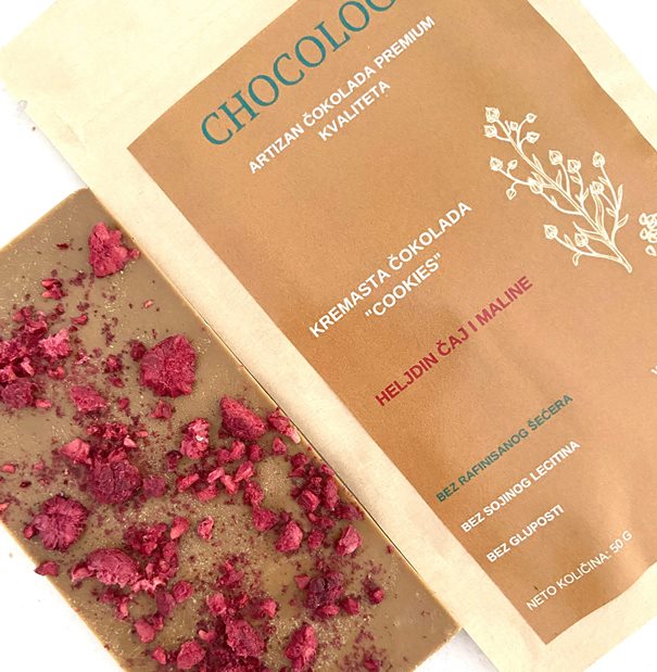 Bijela vegan čokolada "Cookie"