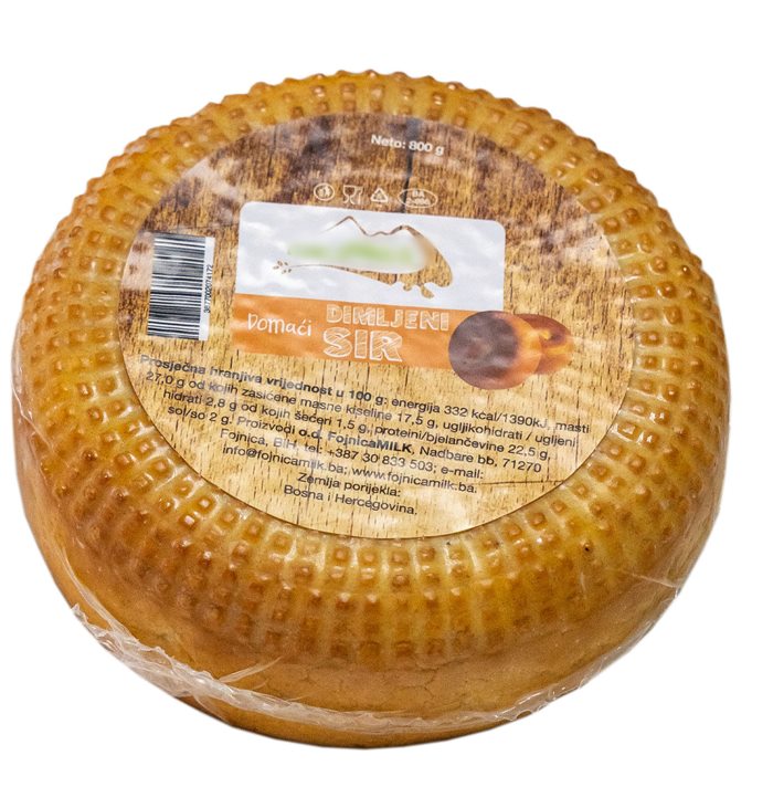 Domaći dimljeni sir, 800 gr