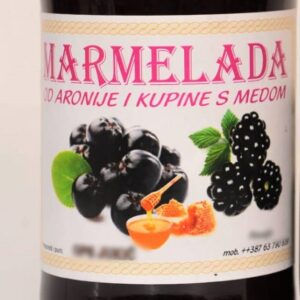 Marmelada od aronije i kupine s medom, 400gr