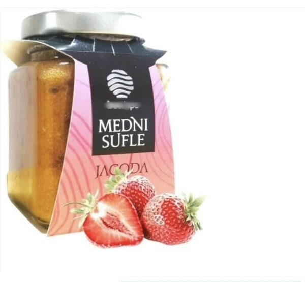 Medni sufle od jagode, 140gr